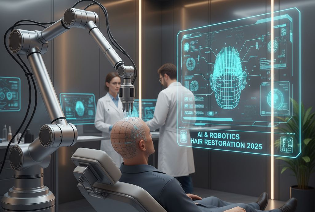 Robotic hair transplant