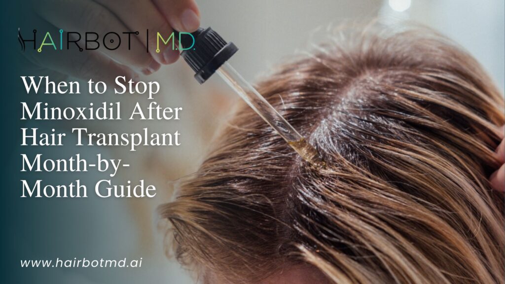 When to Stop Minoxidil After Hair Transplant
