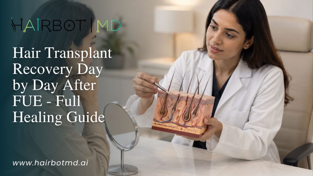 Hair transplant recovery day by day