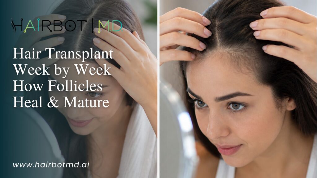 hair transplant week by week